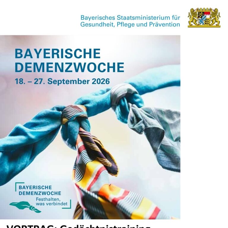 VORTRAG „Gedächtnistraining“